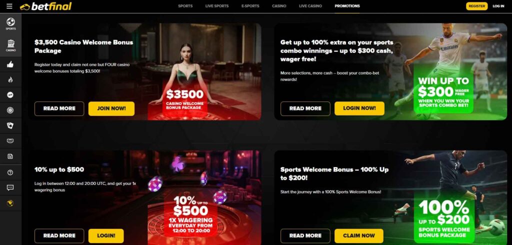 Betfinal-promotions